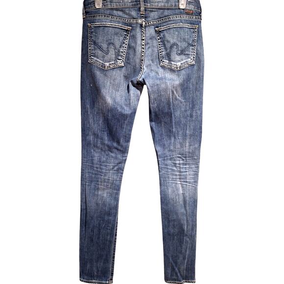 Citizens of Humanity Jeans Women's Avedon Size 28 Distressed Low Rise Skinny Leg - Picture 7 of 15